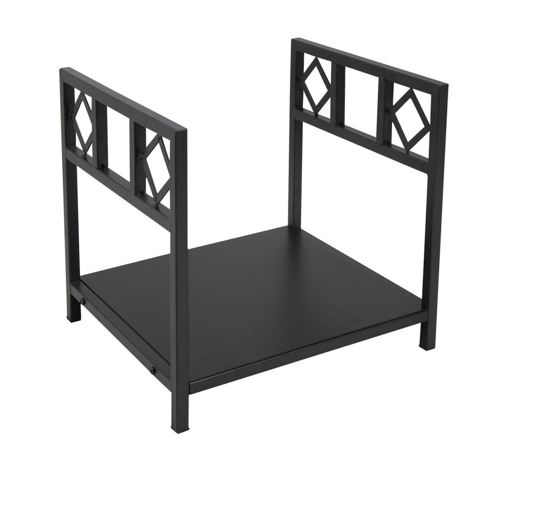 Simple Spaces B90053BK Log Rack, Black