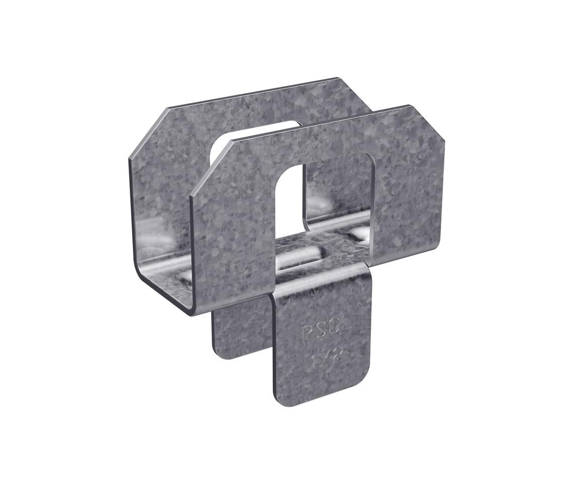 Simpson Strong-Tie PSCL 1/2-R50 Panel Sheathing Clip, Stainless Steel