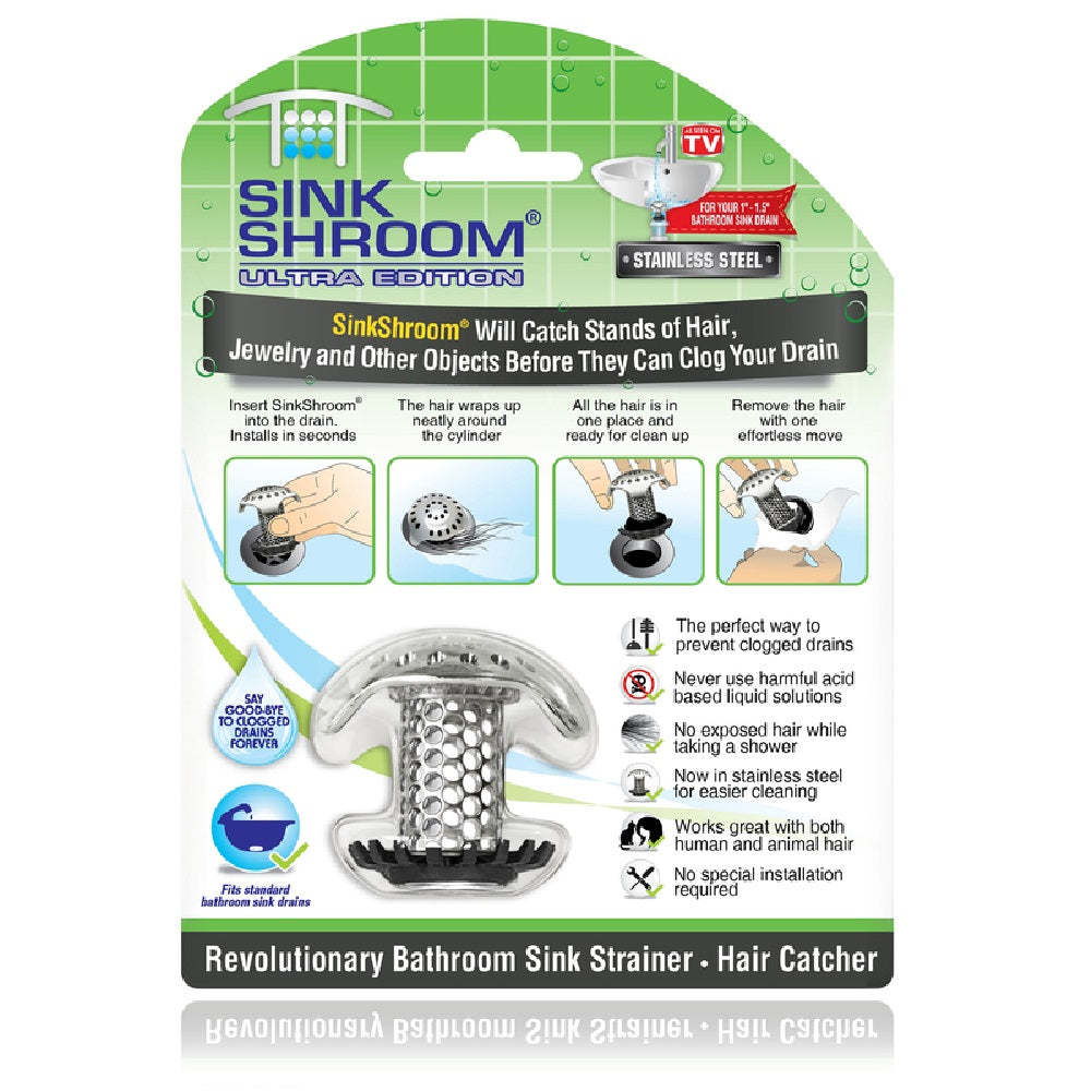 SinkShroom 2161-WP-148 Ultra Edition Bathroom Sink Drain Protector