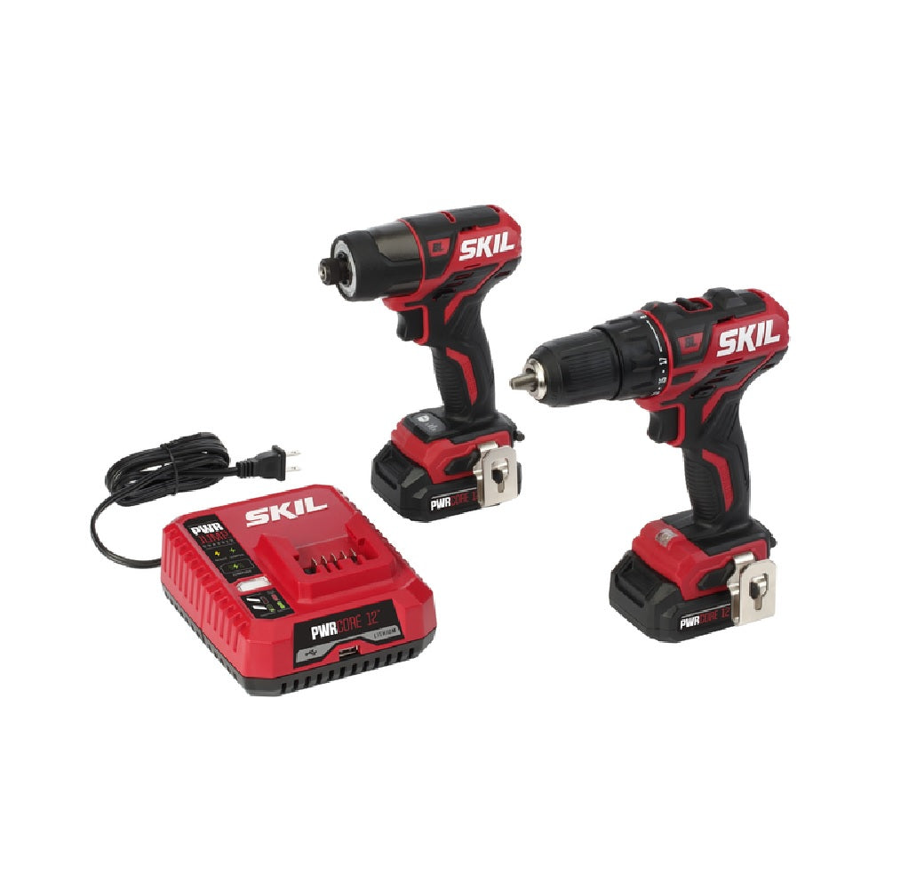 Skil CB736701 Brushless 2 Tool Cordless Drill and Driver Kit