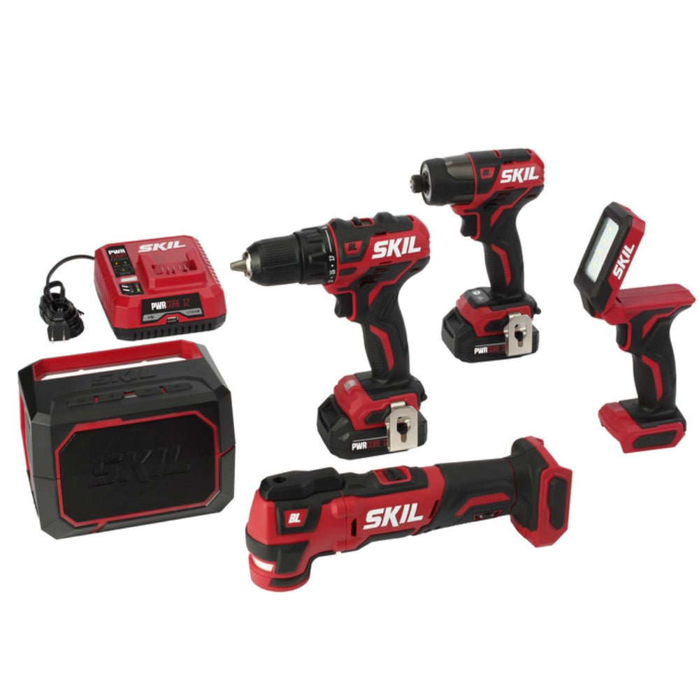 Skil CB736801 PWRCore 12 Drill and Driver Kit, 12 Volt