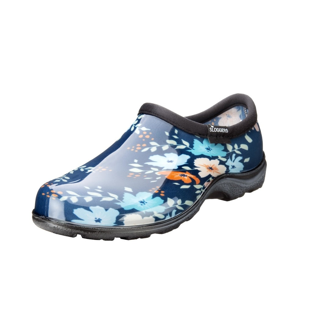 Sloggers 5120FFNBL07 Women's Garden/Rain Shoes, Blue, 7 US