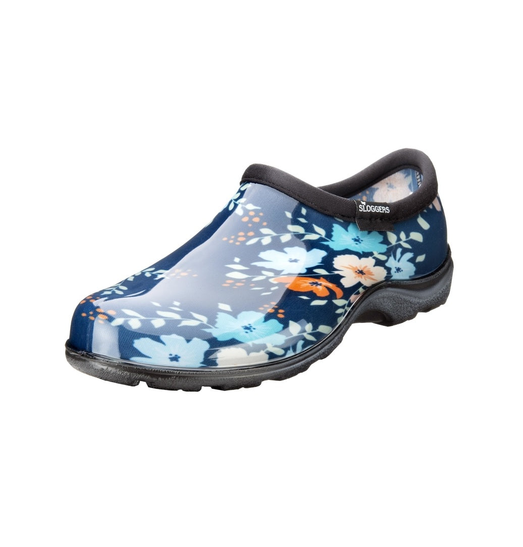 Sloggers 5120FFNBL10 Women's Garden/Rain Shoes, Blue, 10 US