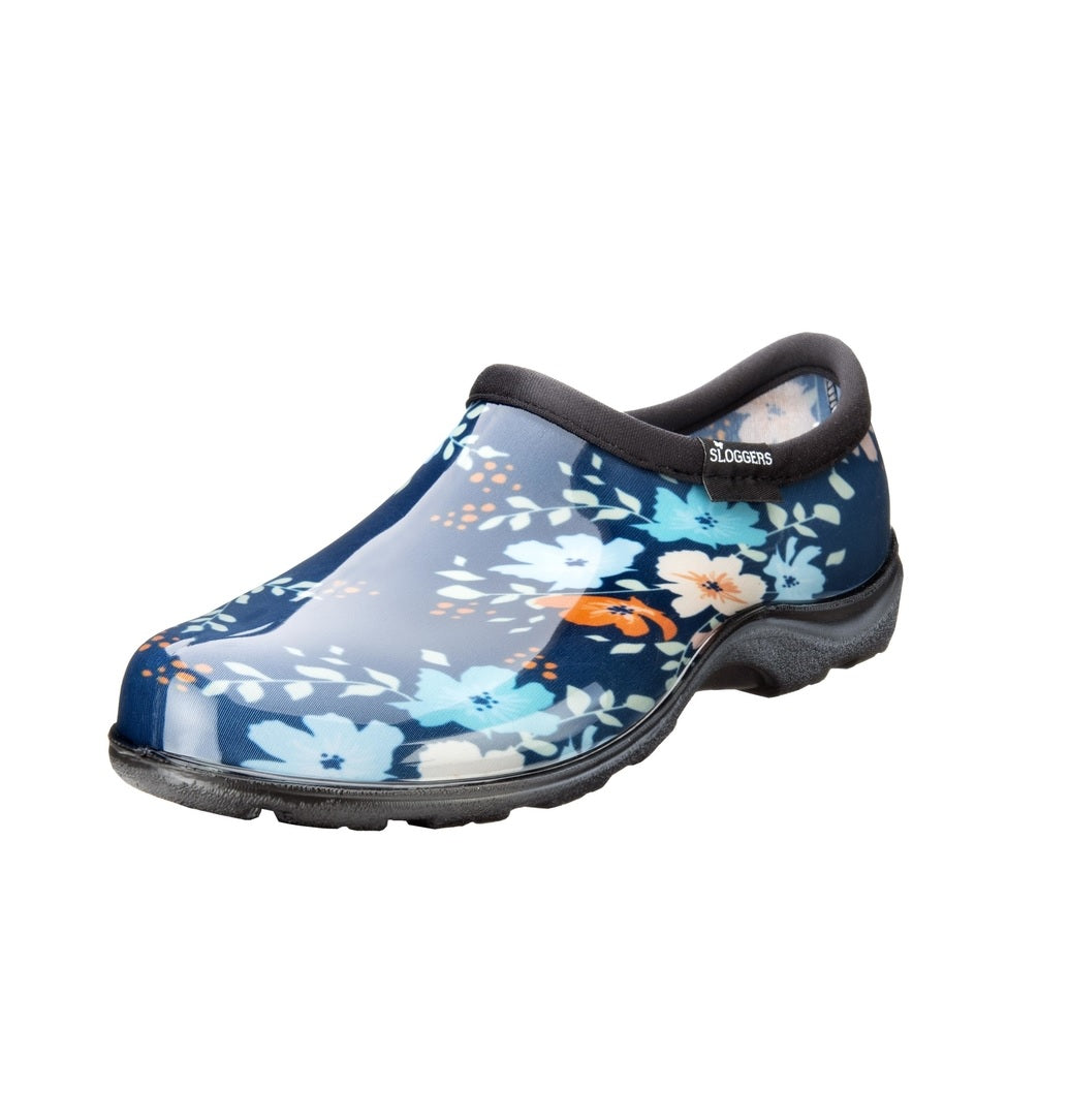 Sloggers 5120FFNBL08 Women's Garden/Rain Shoes, Blue, 8 US