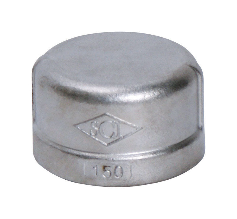 Smith Cooper S3014C 010B Cap, Stainless Steel, 1"