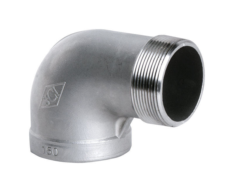 Smith Cooper S3014SE012B 90 Degree Street Elbow, Stainless Steel, 1-1/4"