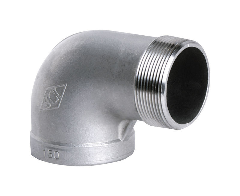 Smith Cooper S3014SE010B 90 Degree Street Elbow, Stainless Steel, 1"