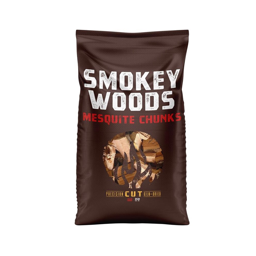 Smokey Woods SW-10-35-350 Wood Smoking Chunks, 350 Cubic Inch