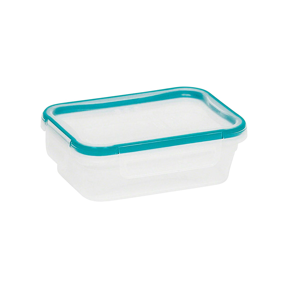 Rubbermaid 7F57-RE-TCHIL Divided Rectangle Container, 29.6 Oz., Red Lid