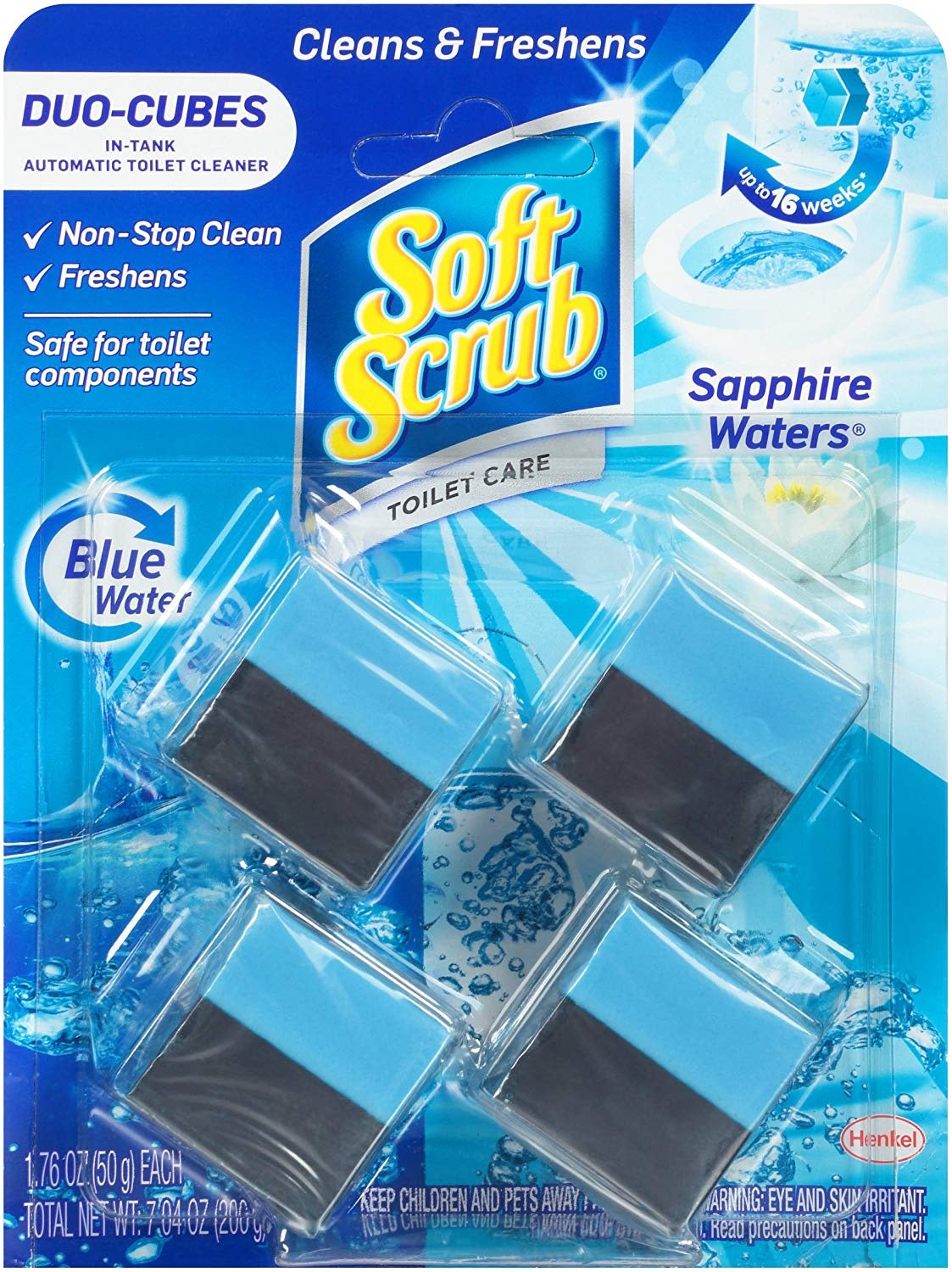 Soft Scrub 62942 Duo-Cubes In-Tank Toliet Cleaner Tablet, 7.04 Oz