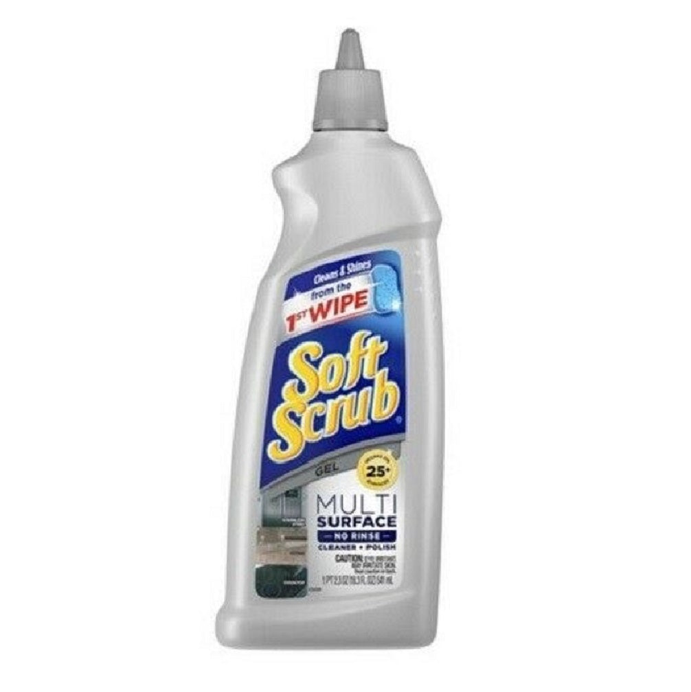 Soft Scrub 65646 Non-Scented Multi-Surface Cleaner Gel, 18.3 Oz
