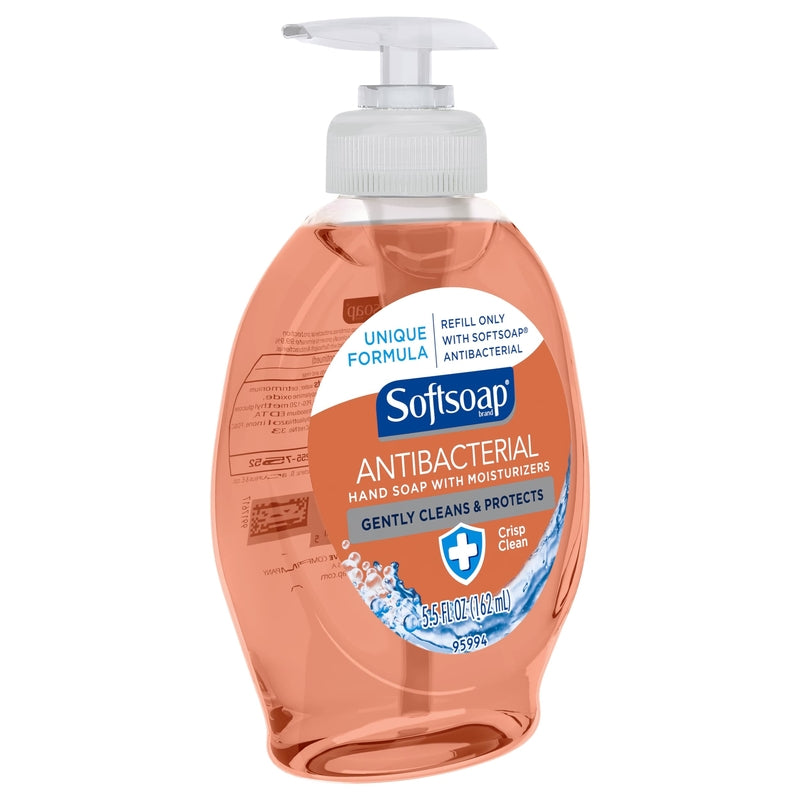 Softsoap 126913 Antibacterial Liquid Hand Soap, Crisp Clean, 5.5 oz