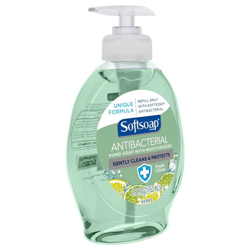 Softsoap 126907 Antibacterial Liquid Hand Soap, Fresh Citrus, 5.5 oz