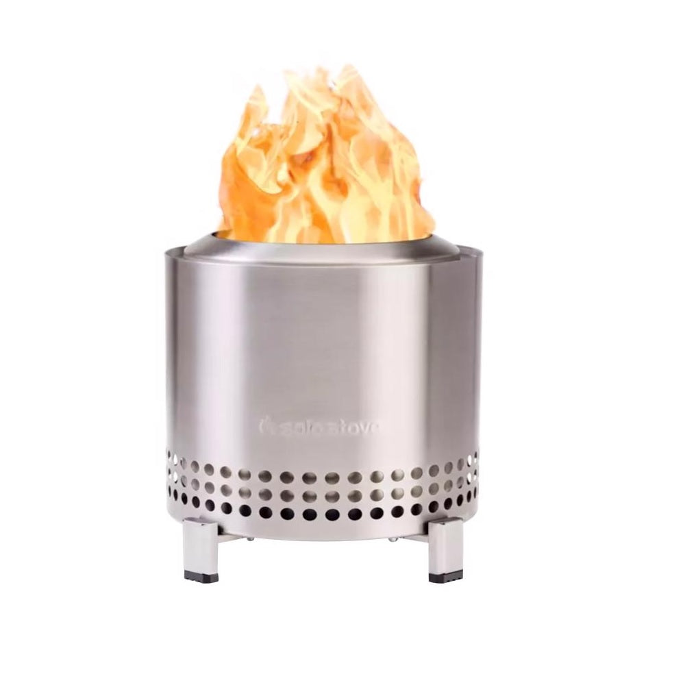 Solo Stove SSMESA-XL-SS Mesa XL Round Fire Pit with Stand, Stainless Steel