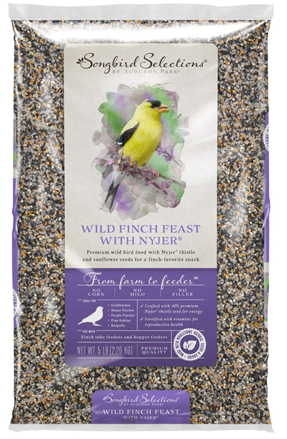 Songbird Selections 13626 Wild Finch Feast Wild Bird Food, 5 Lbs