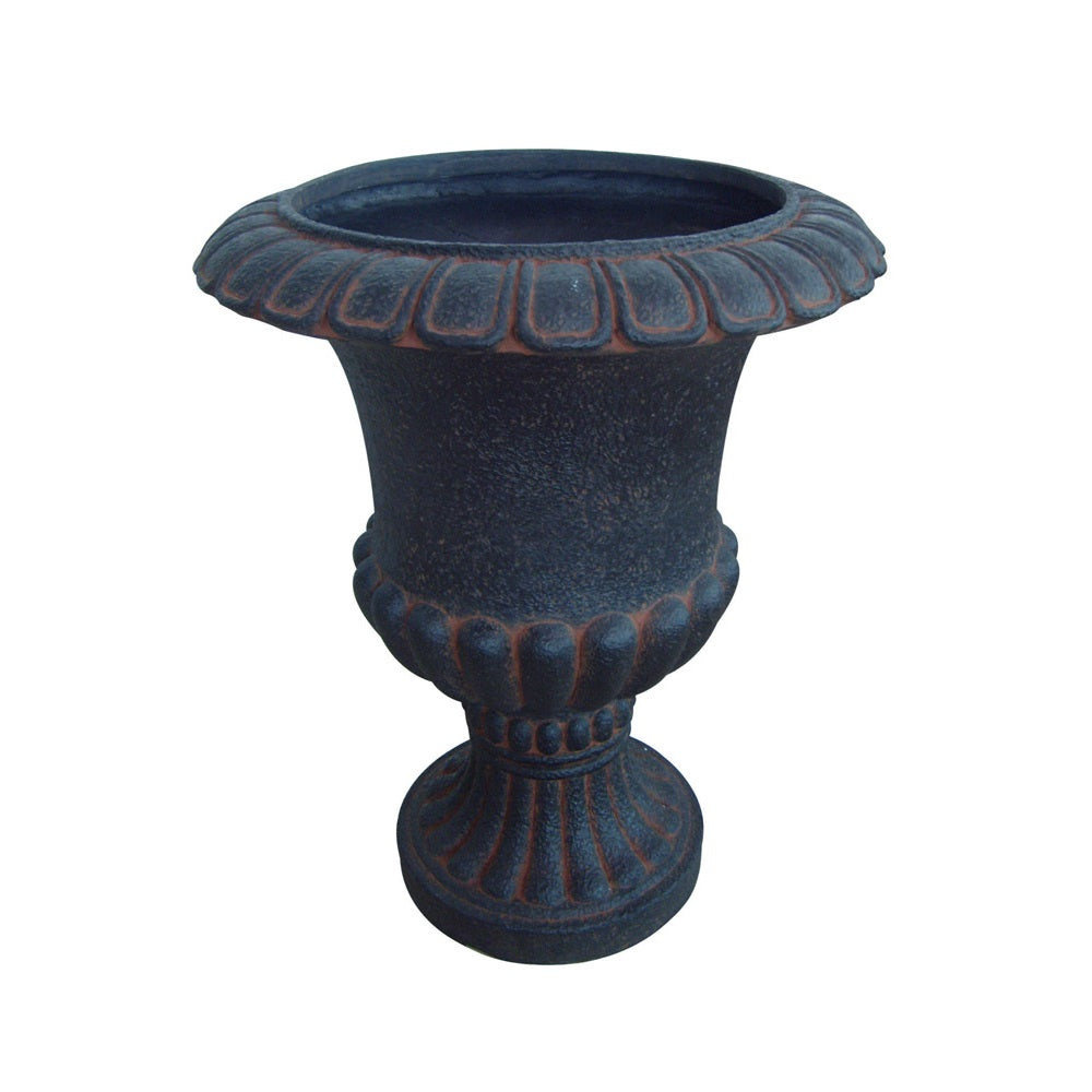 Southern Patio FGS-447509 Fiberglass Urn, Rust