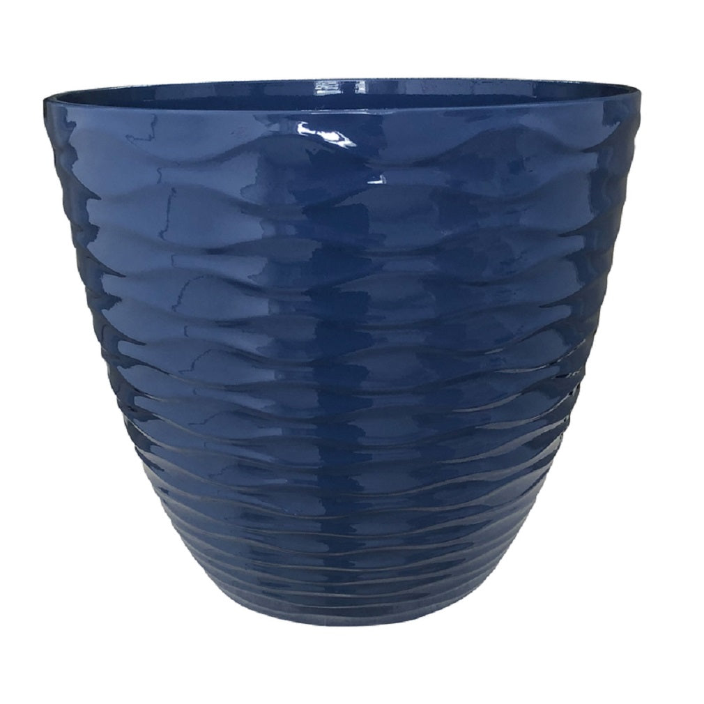 Southern Patio HDR-081395 Patio Planter, Resin, Navy