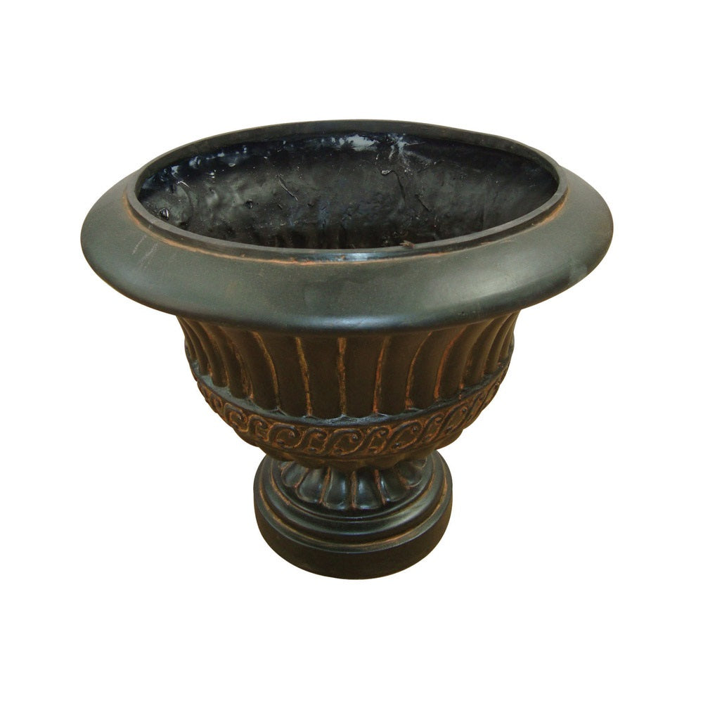 Southern Patio MGO-474970 Antique Urn, Black