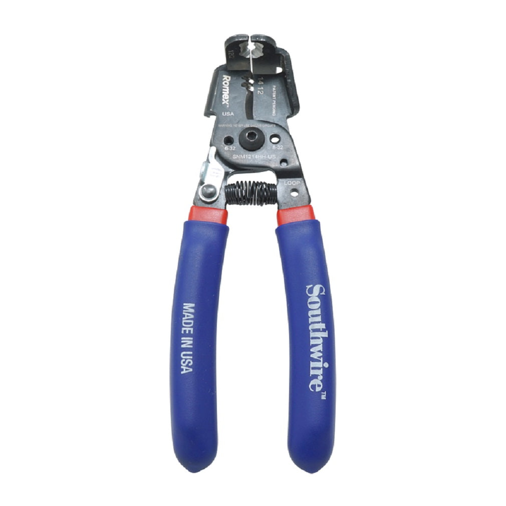 Southwire 65172140 Romex Box Jaw, Wire Stripper, Blue