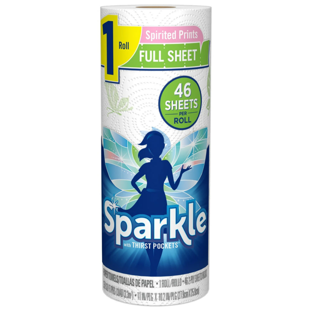 Sparkle 22182 Giant Paper Towel, Family Roll, White
