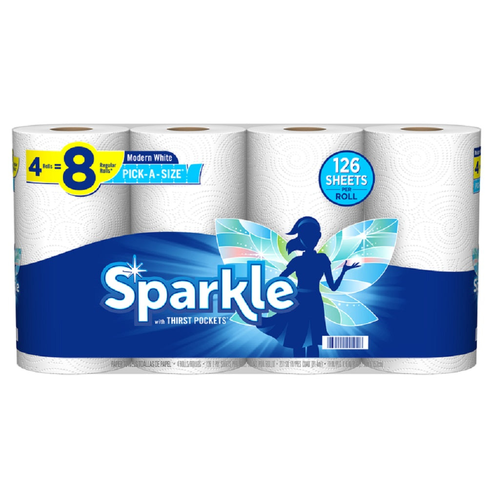 Sparkle 22102 Paper Towels 126 Sheet, White