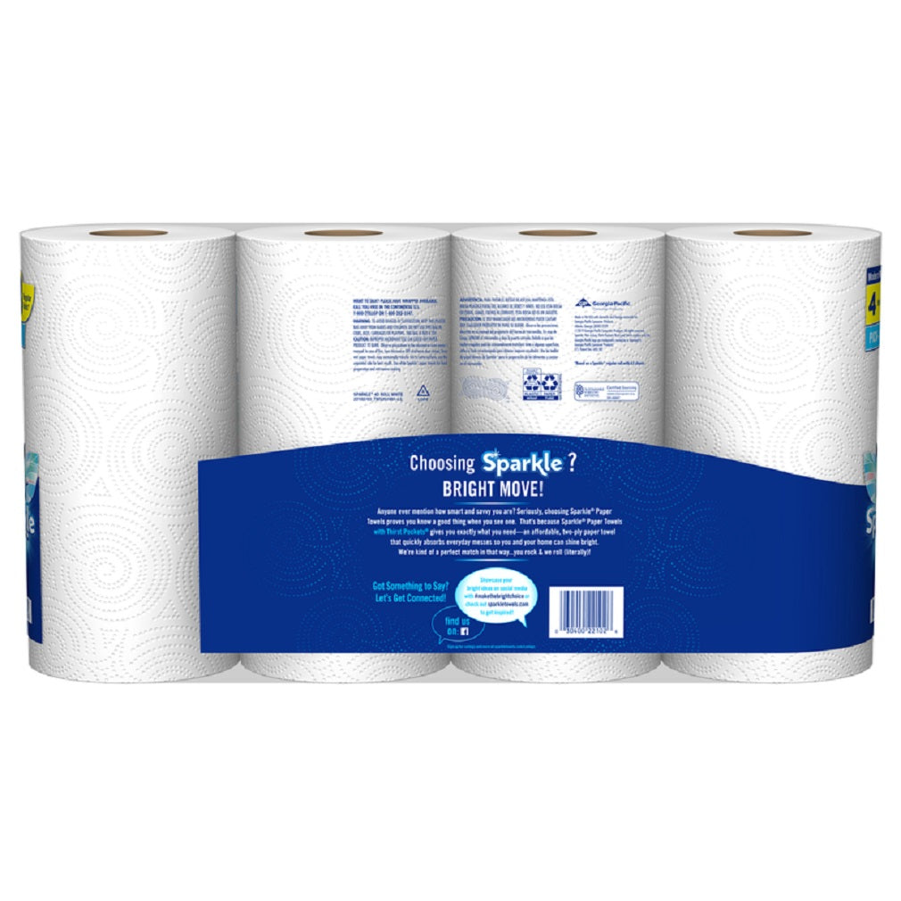 Sparkle 22102 Paper Towels 126 Sheet, White