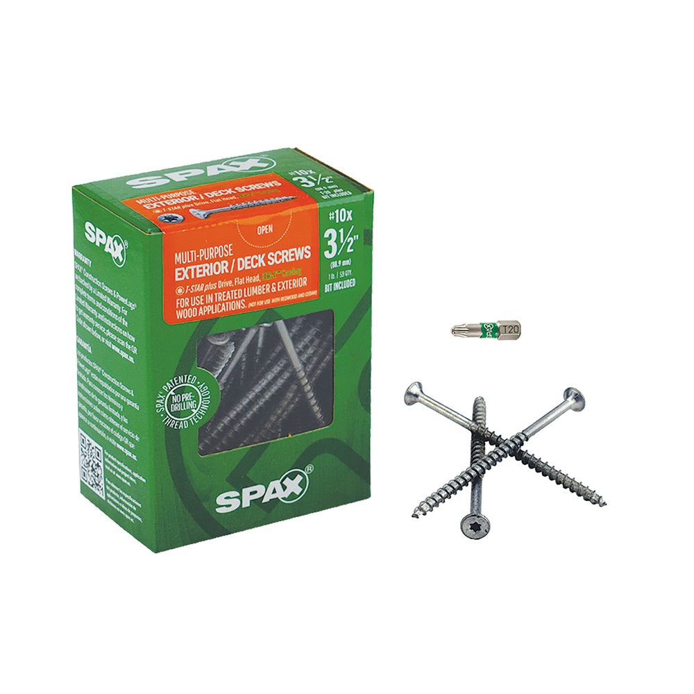 Spax 4191670500904 Multi-Purpose Screws, Steel