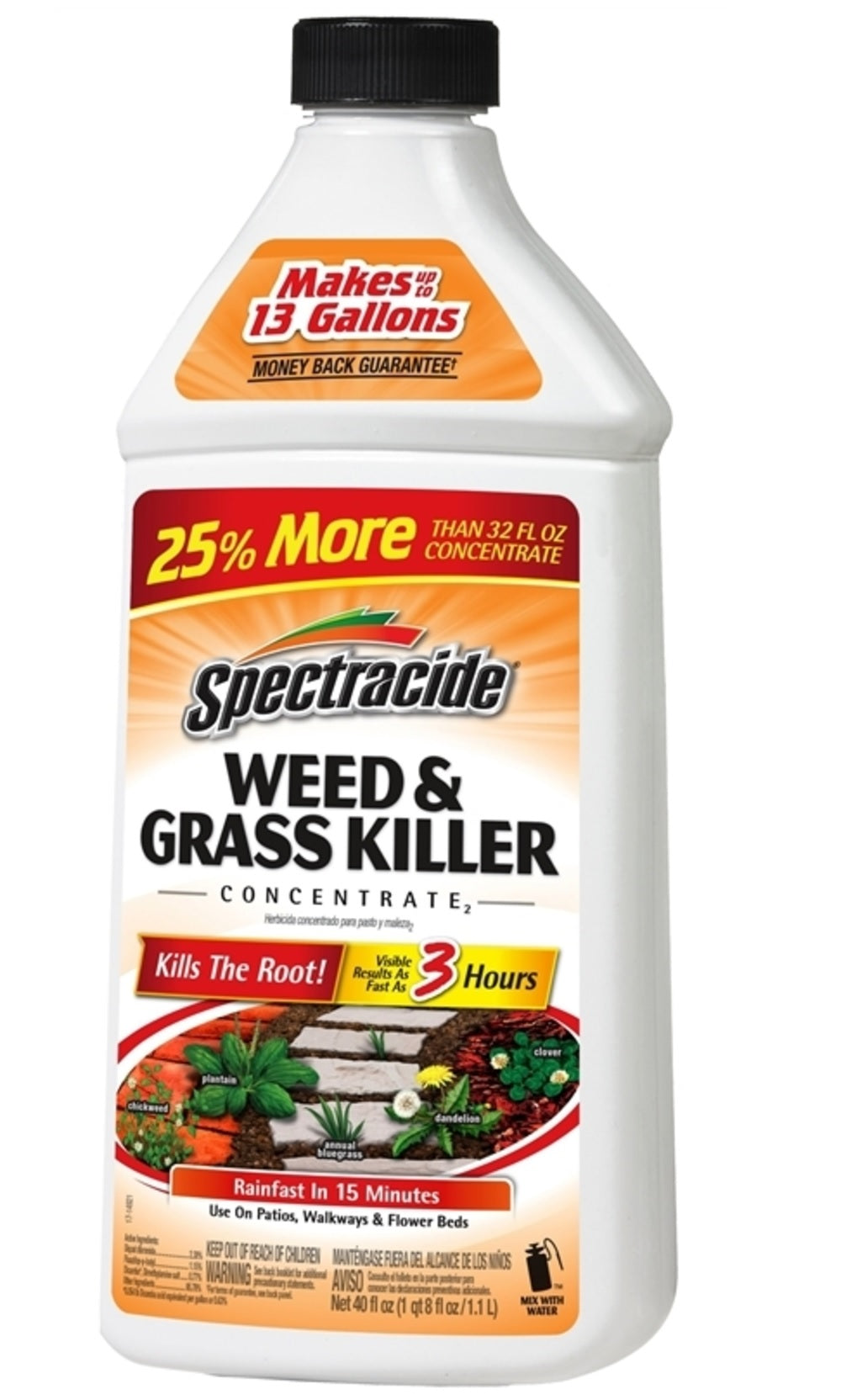 Spectracide HG-56009 Concentrate Weed & Grass Killer, 40 Oz
