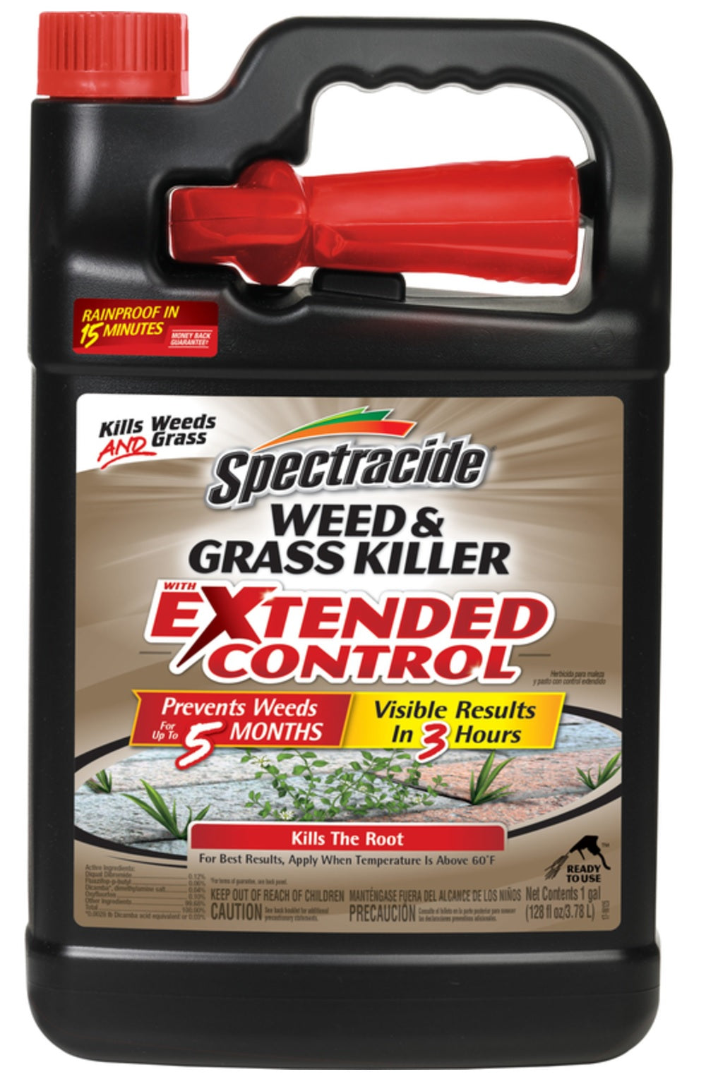 Spectracide HG-96218 Extended Control Weed & Grass Killer, 1 Gallon