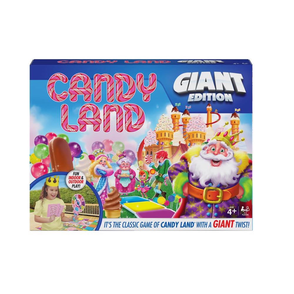 Spin Master 6063157 Candy Land Giant Edition Board Game, Multicolored