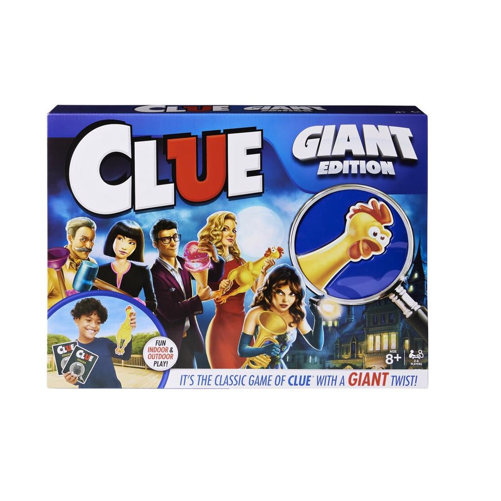 Spin Master 6062876 Clue Giant Edition Board Game, Multicolored