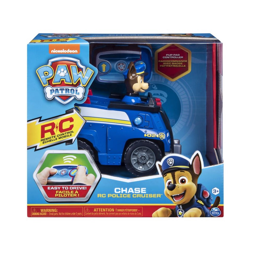Spin Master 6054189 Paw Patrol Chase Remote Control Police Cruiser, Multicolored