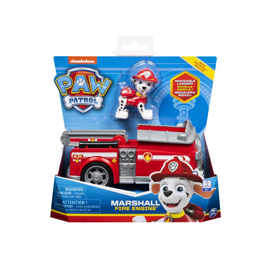 Spin Master 6061798 Paw Patrol Fire Engine Vehicle, Multicolored