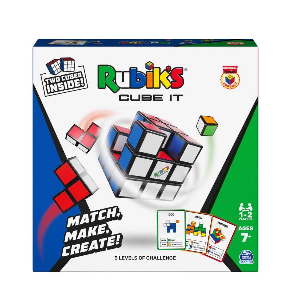 Spin Master 6063266 Rubik's Cube It Puzzle Cube, Multicolored