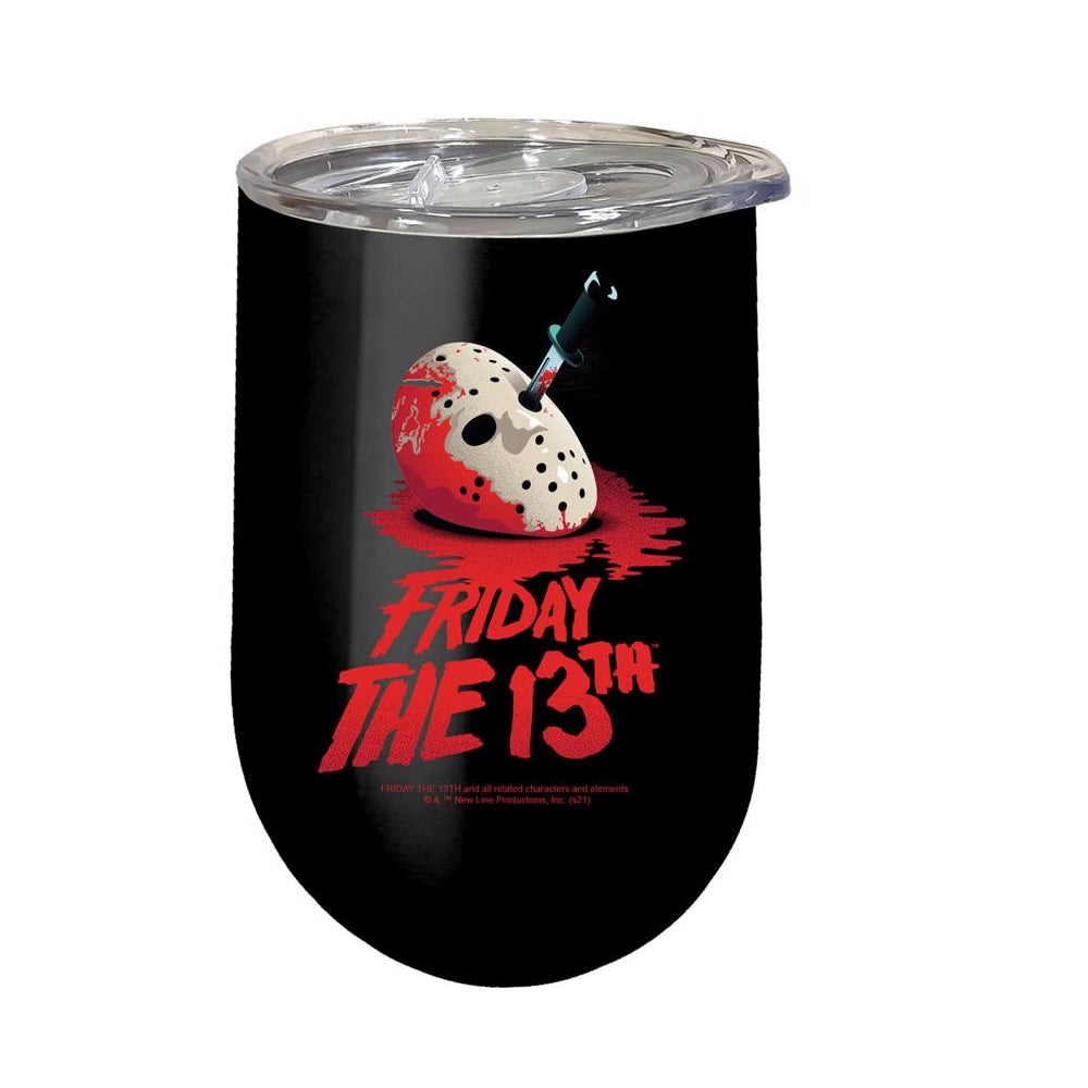 Spoontiques 16992 Friday the 13th Wine Tumbler, 16 Ounce Capacity
