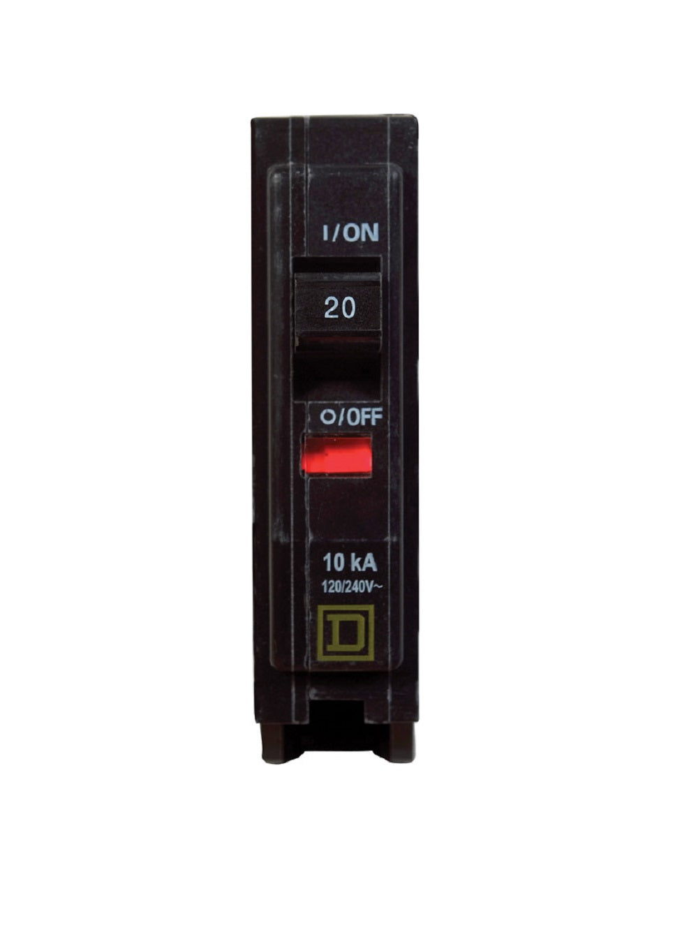 Square D QO120CP Single Pole Circuit Breaker, 20 Amp