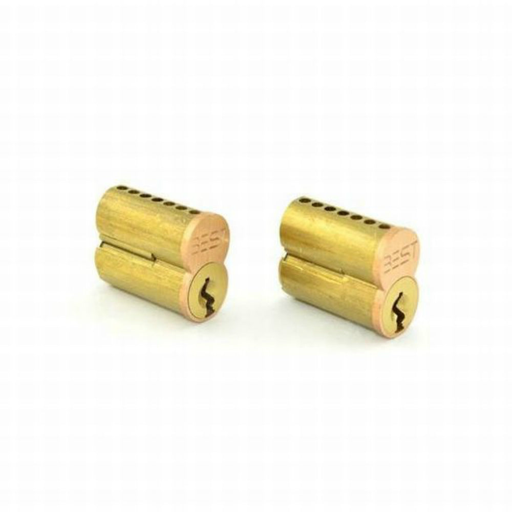 Stanley Best 1C7D1612 7 Pin D Keyway Uncombinated Core, Satin Bronze