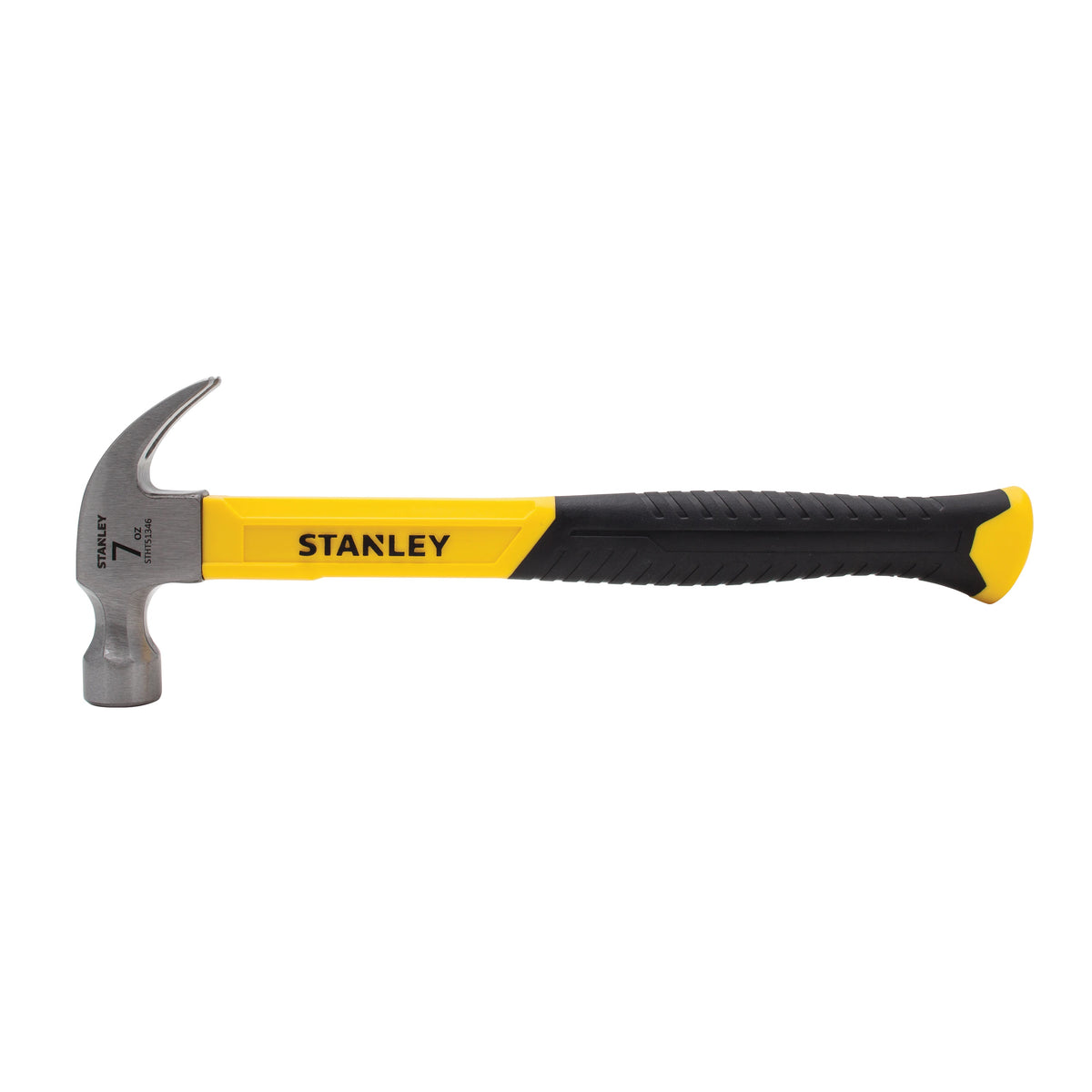 Stanley STHT51346 Curved Fiberglass Hammer, 7 Oz