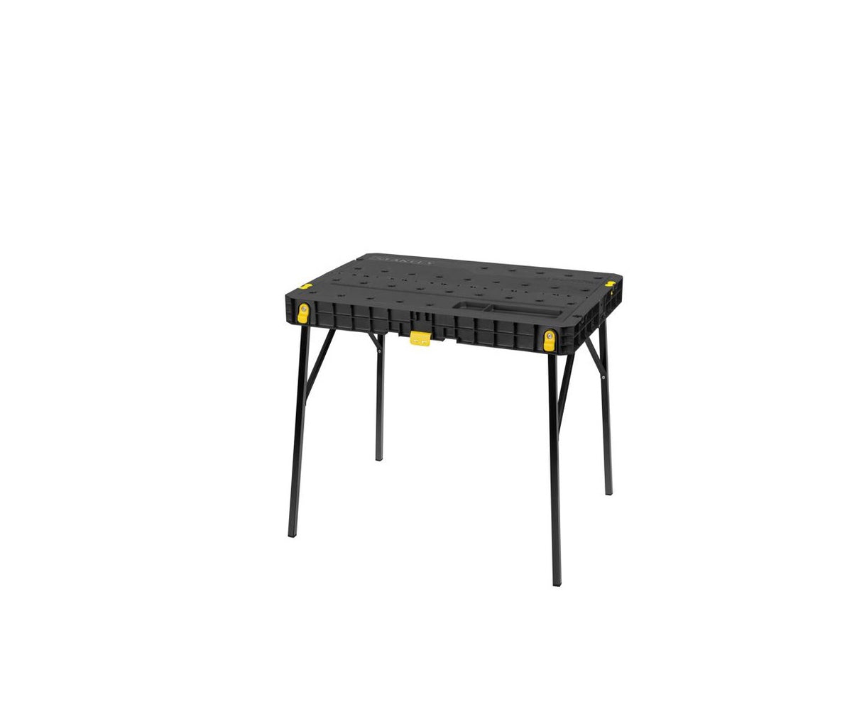 Stanley STST11552 Folding Workbench, Black, 700 lb Capacity