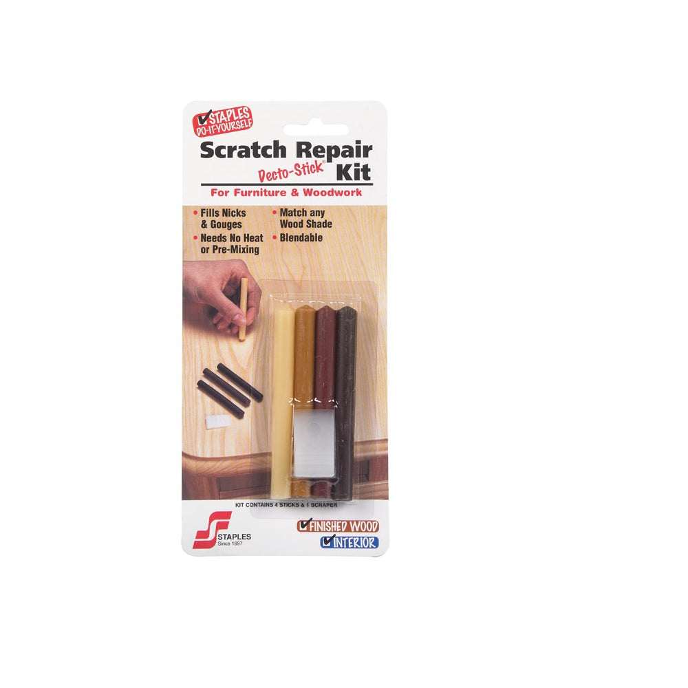 Staples 801 Decto-Stick Scratch Repair Kit, Multi-Color