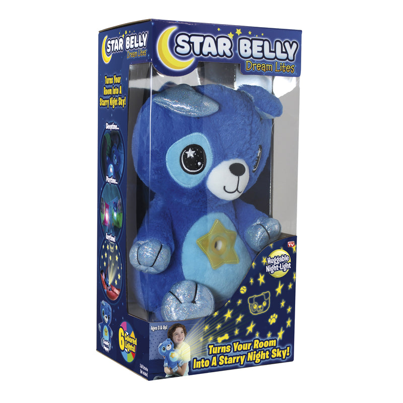 Star Belly SBBP-MC4 Dream Lites Puppy Night Light, Blue