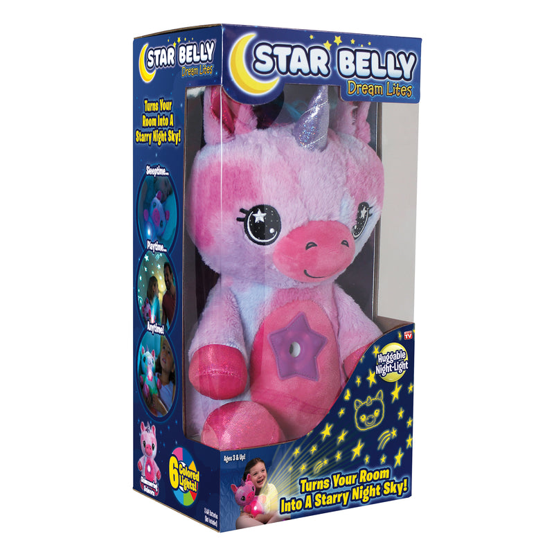 Star Belly SBPU-MC4 Dream Lites Unicorn Night Light, Pink/Purple