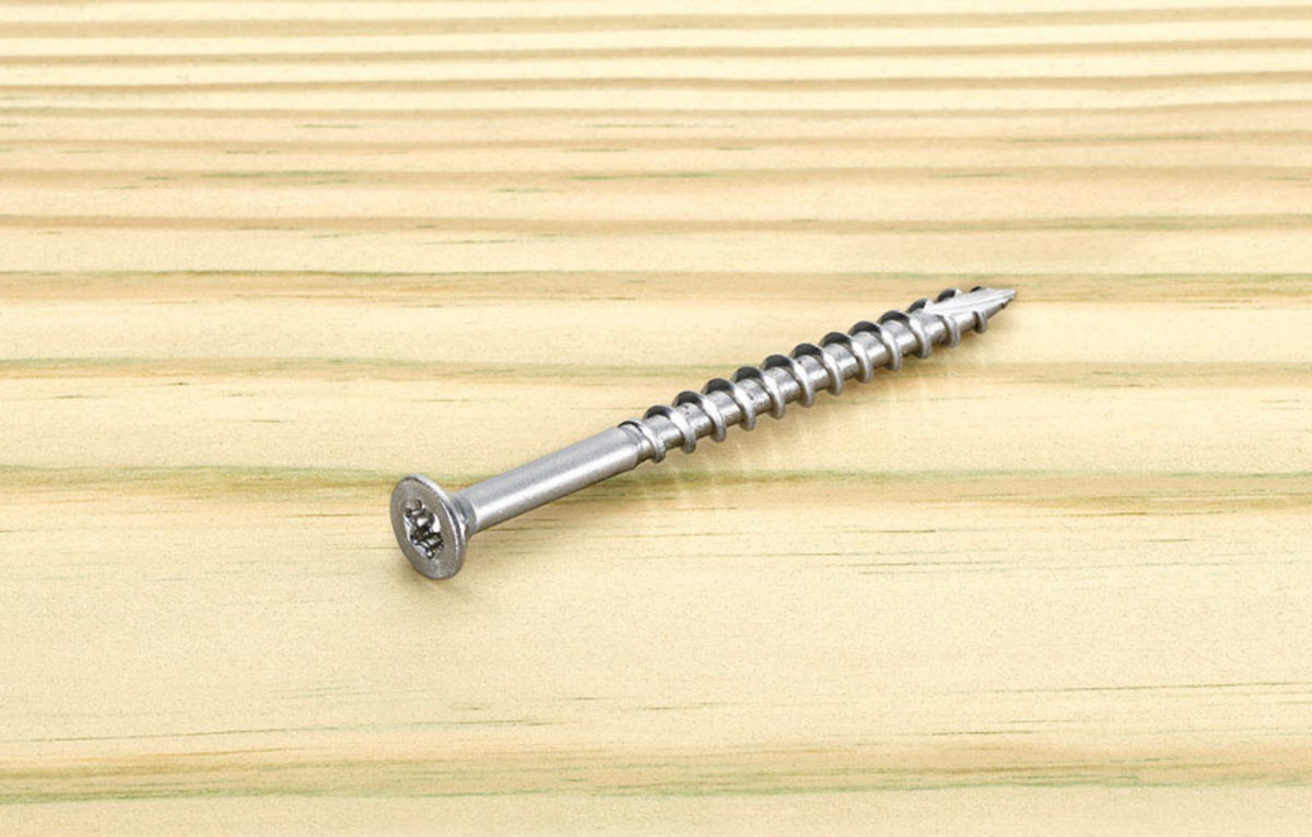 Starborn SFXL10250 Deckfast Deck Screws, Silver, No. 10 x 2-1/2 in, 75 Count