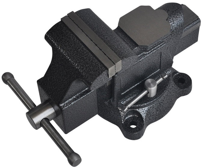 Steel Grip DR76516 Bench Vise Swivel Base, 4", Black