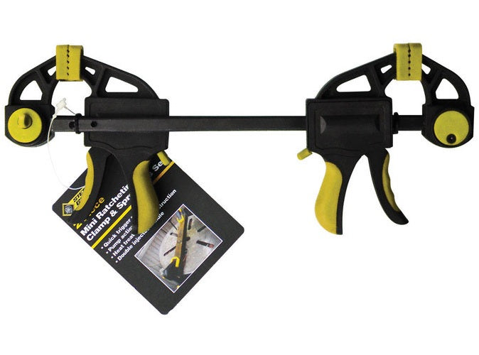 Steel Grip DR76511 Mini Ratcheting Bar Clamp Set, 6"