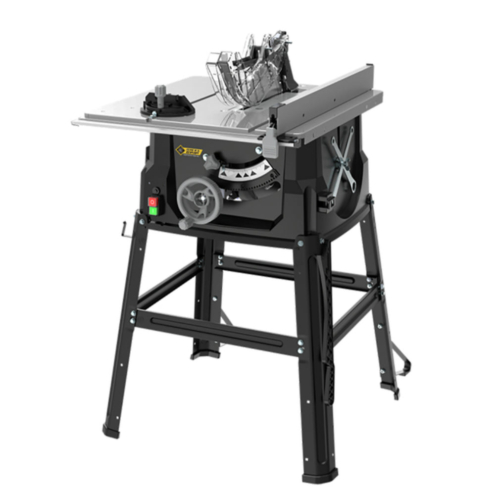 Steel Grip M1H-ZP3-25 Table Saw With Stand, 15 amps