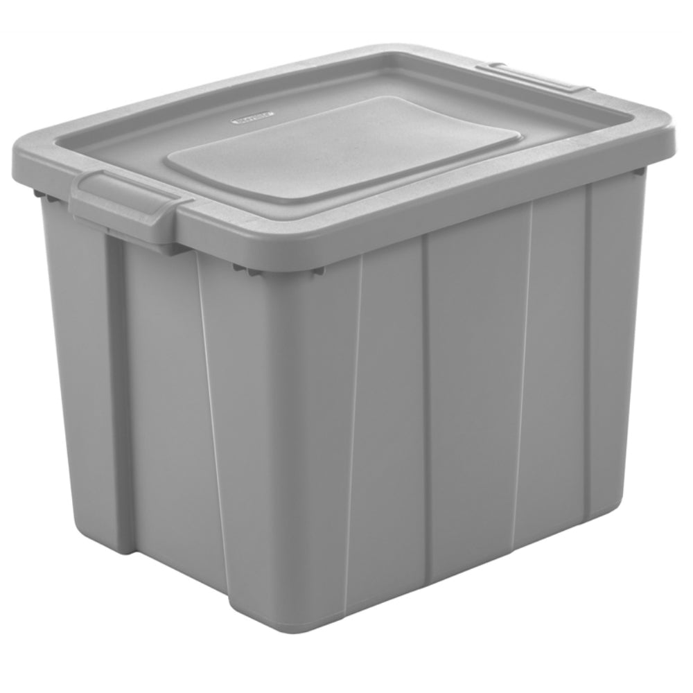 Sterilite 16786A06 Tuff1 Cement Storage Tote, 18 Gallon