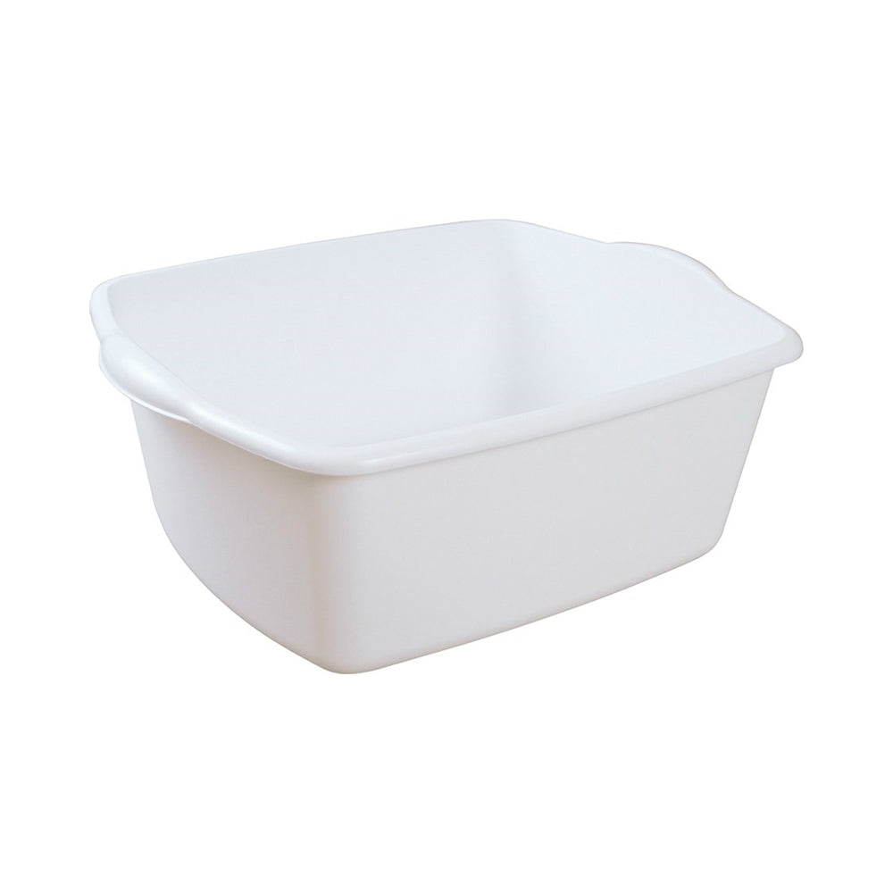 Sterilite 06488006 Dish Pan, White, 18 Quart