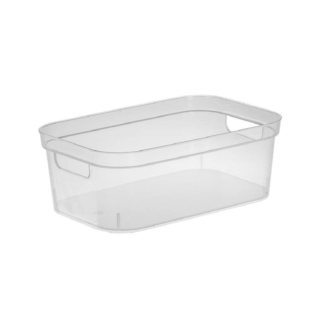 Sterilite 13228608 Small Storage Bin, Polypropylene, Clear