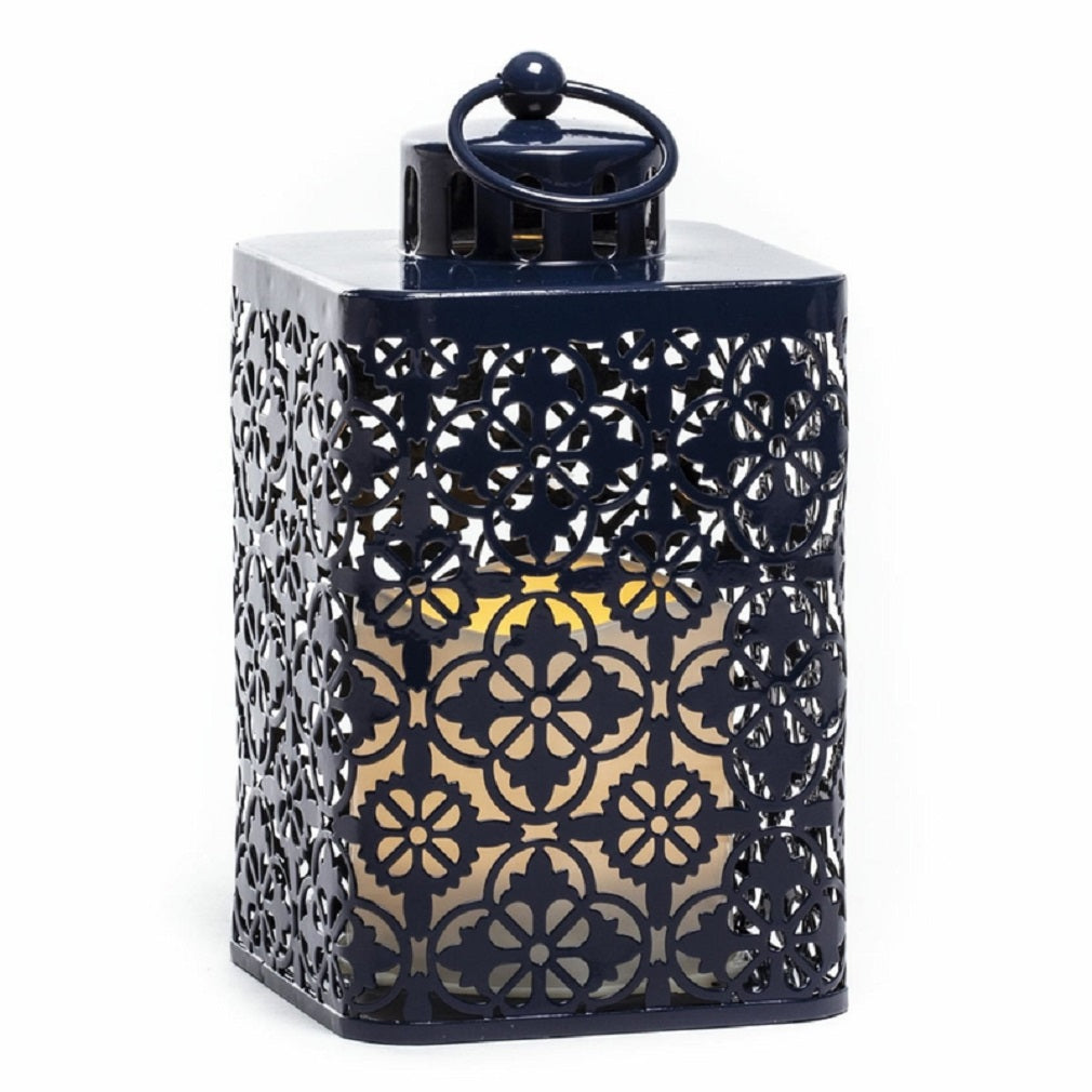 Sterno Home GL42709 LED Flameless Lantern, Metal, Assorted Color